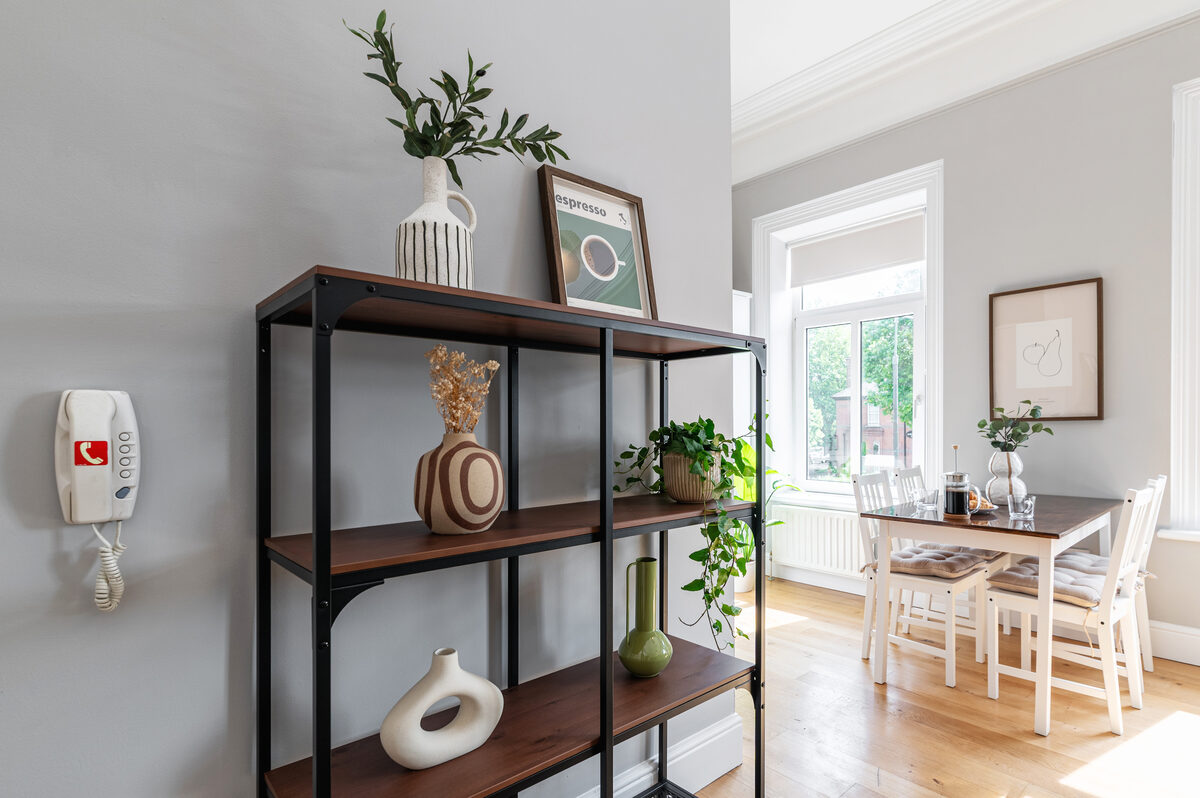 EirStay serviced apartment interior styling and decor Donnybrook Dublin 4