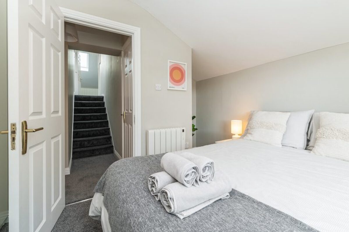 Living room detail in EirStay loft corporate short stay Ranelagh Dublin 6